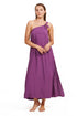 Gottex Luma One Shoulder Sarong Style Maxi Dress